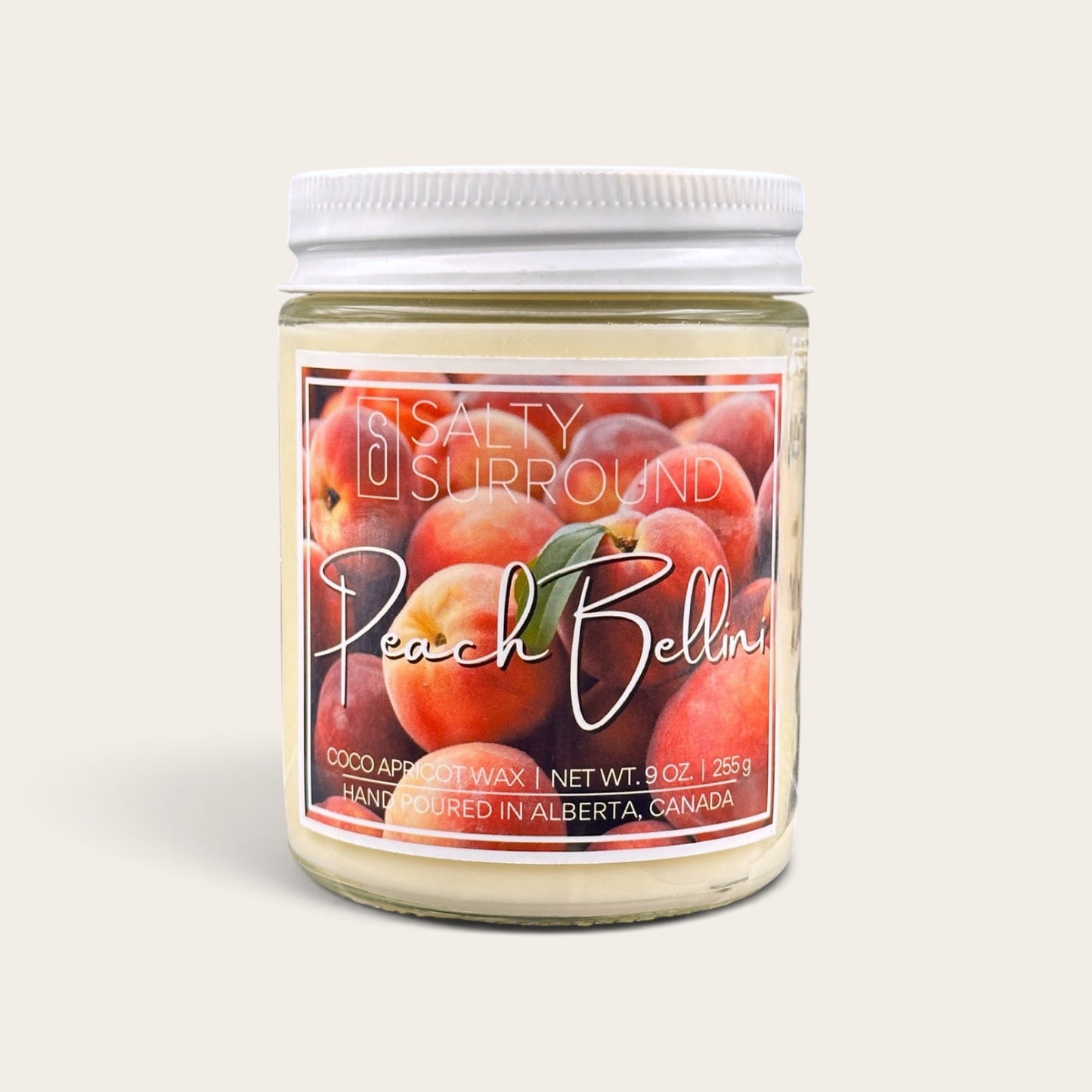 9 oz. Peach Bellini Candle