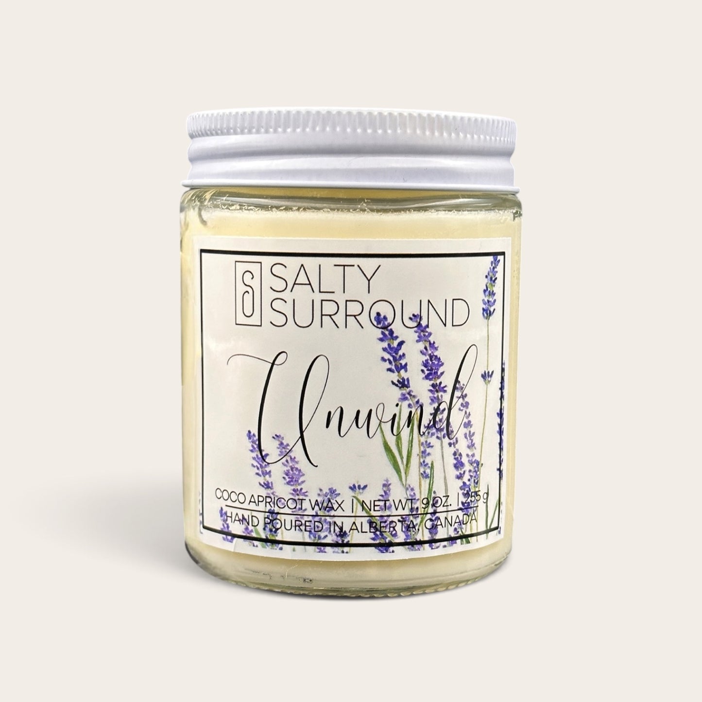 9 oz. Unwind (Lavender) Candle