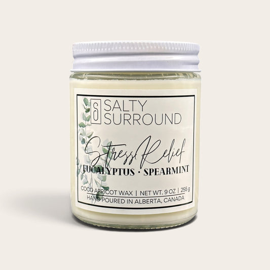 9 oz. Stress Relief (Eucalyptus Spearmint) Candle