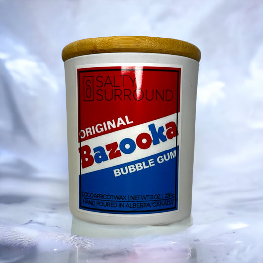 8 oz. Bazooka Joe Wooden Wick Candle