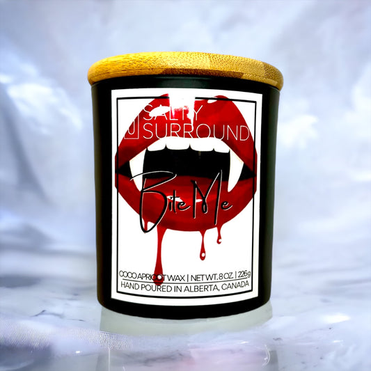 8 oz. Bite Me Wooden Wick Candle