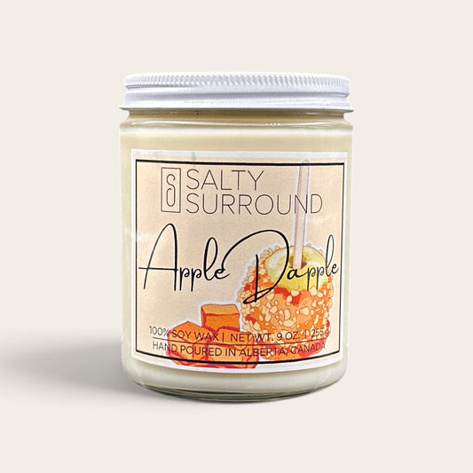 9 oz. Apple Dapple Soy Candle (Fall Collection)