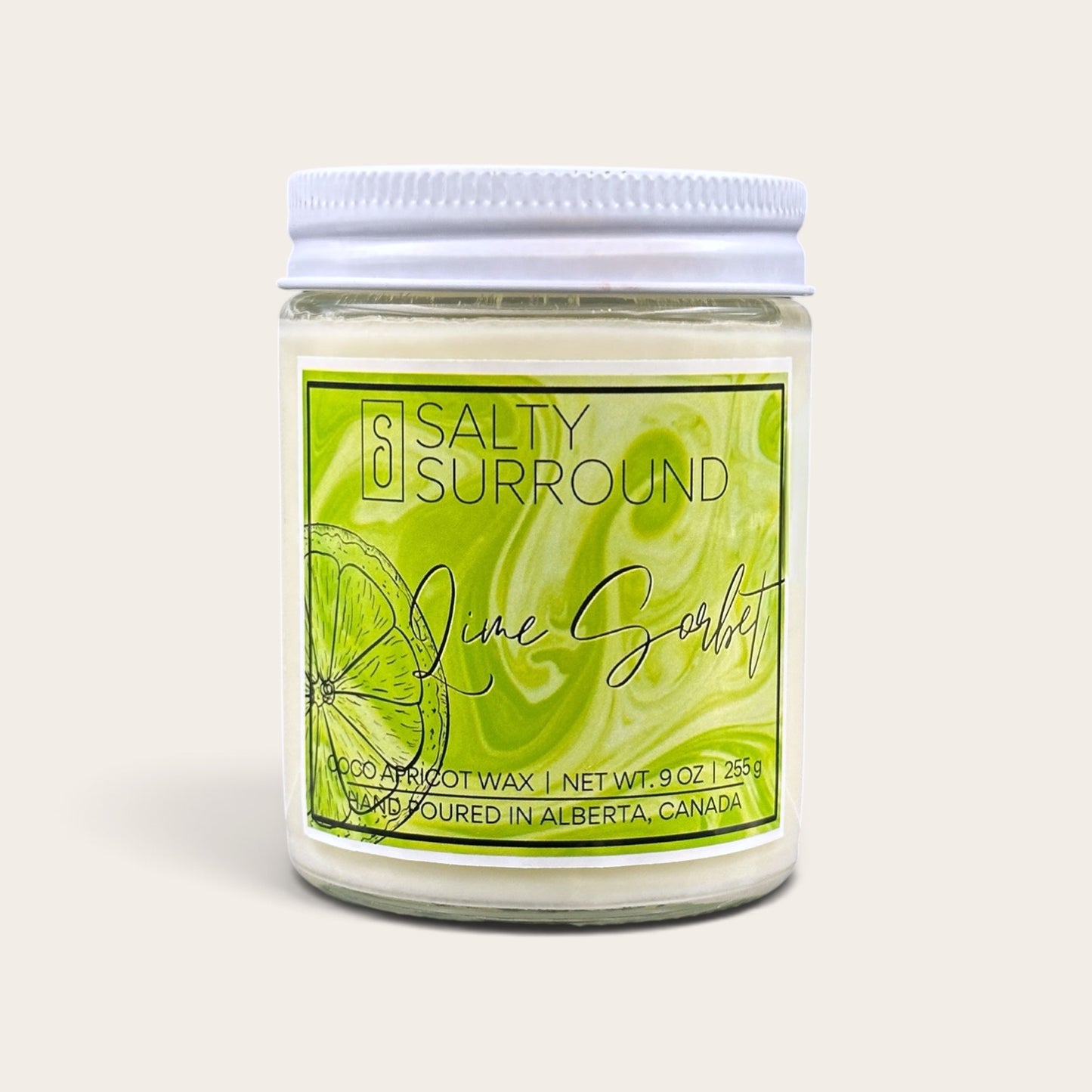 9 oz. Lime Sorbet Candle