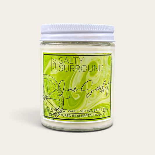 9 oz. Lime Sorbet Candle