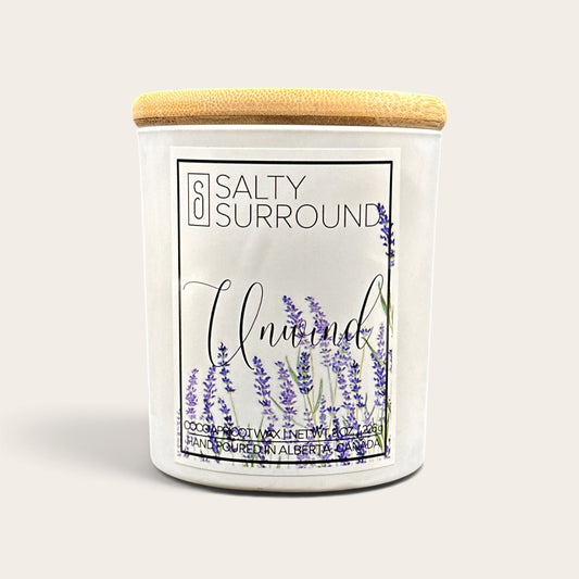 8 oz. Unwind Lavender Wooden Wick Candle