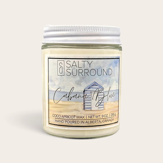 9 oz. Cabana Blue Candle