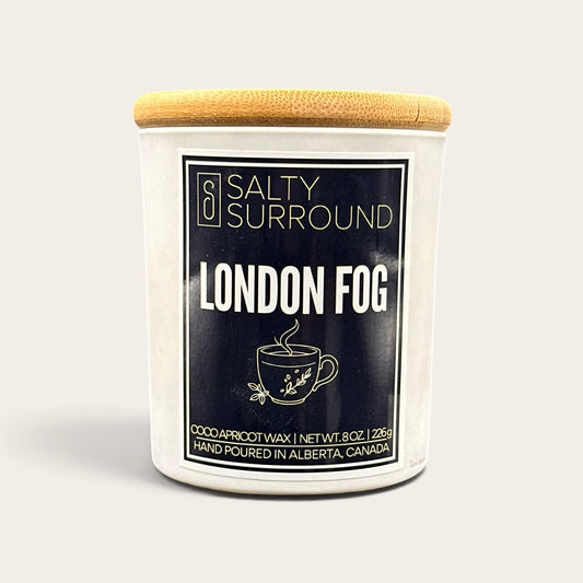 8 oz. London Fog Wooden Wick Candle