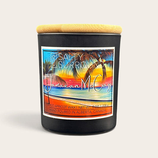 8 oz. Jamaican Me Crazy Wooden Wick Candle