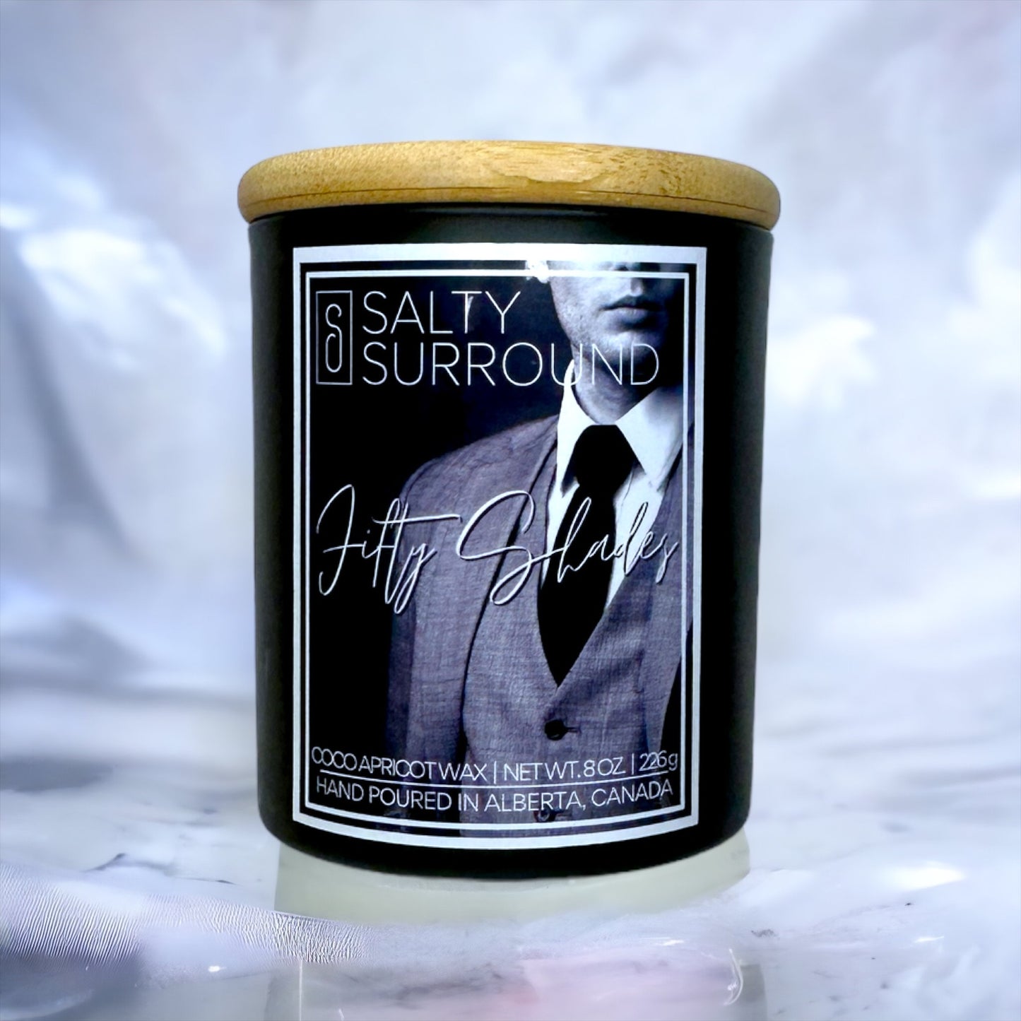 8 oz. Fifty Shades Wooden Wick Candle