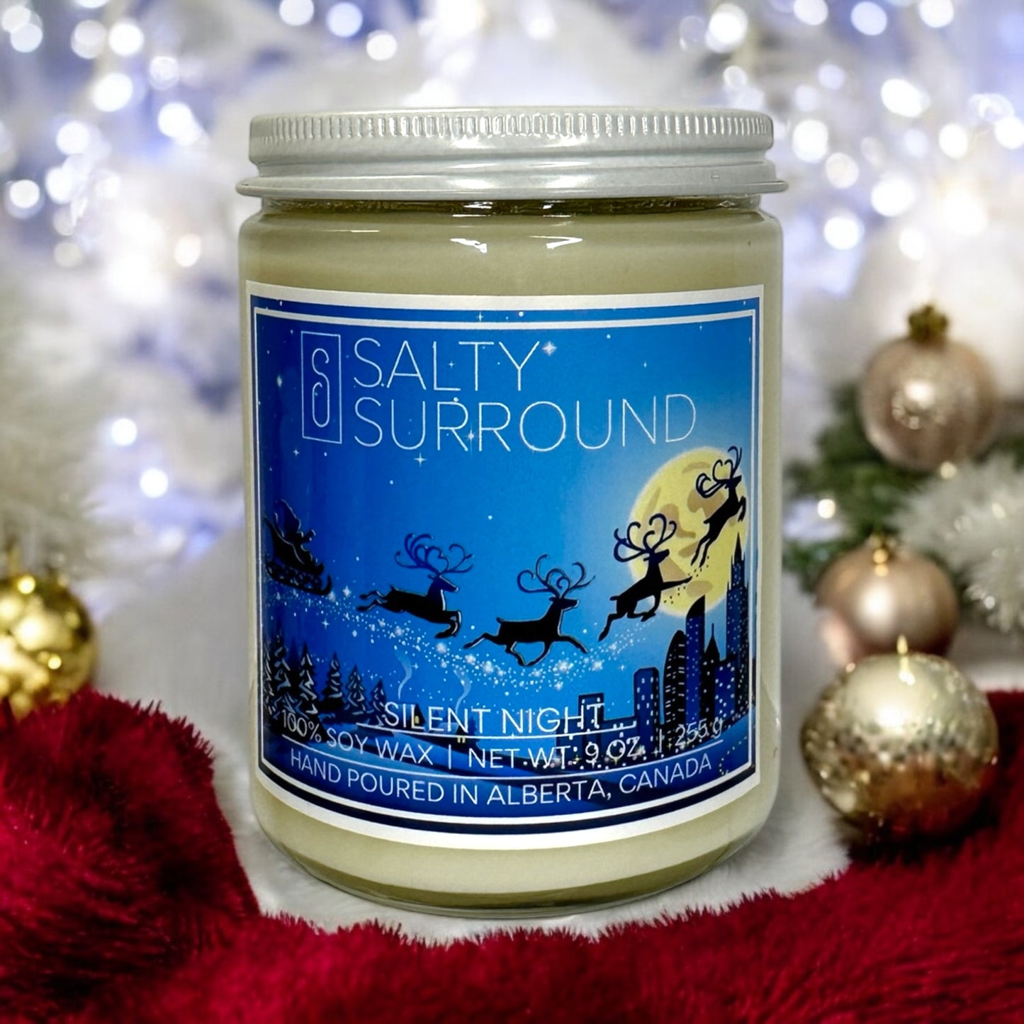 9 oz. Silent Night Soy Candle (Winter Collection)