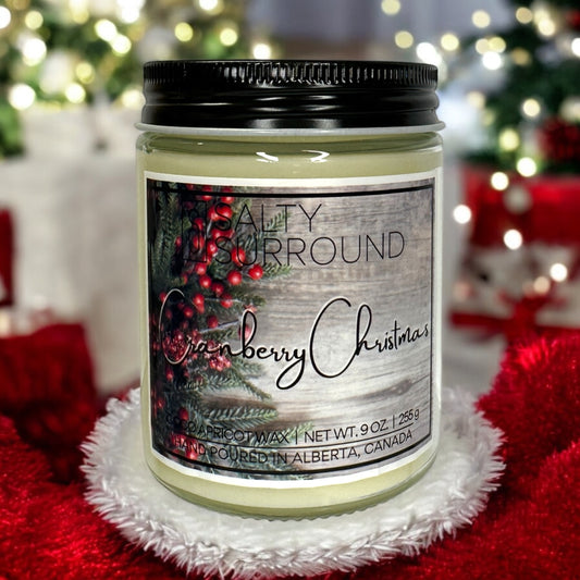 9 oz. Spiced Cranberry Candle (Winter Collection)