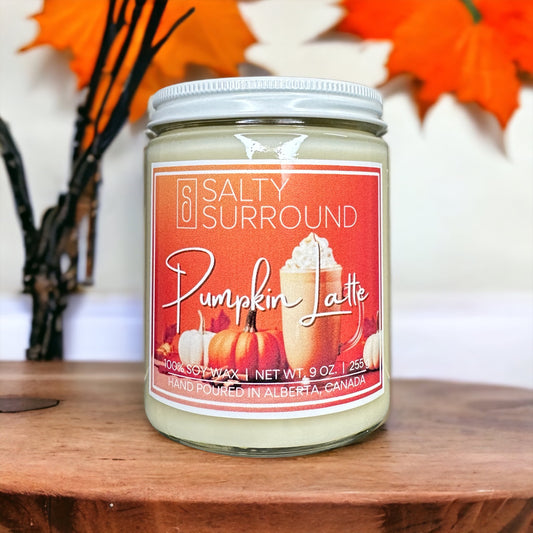 9 oz. Pumpkin Latte Candle (Fall Collection)
