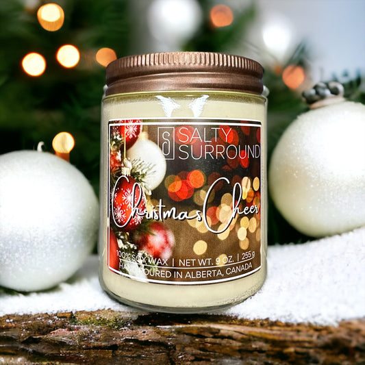 9 oz. Christmas Cheer Soy Candle (Winter Collection)