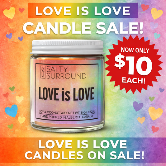 8 oz. Love is Love #pride Candle