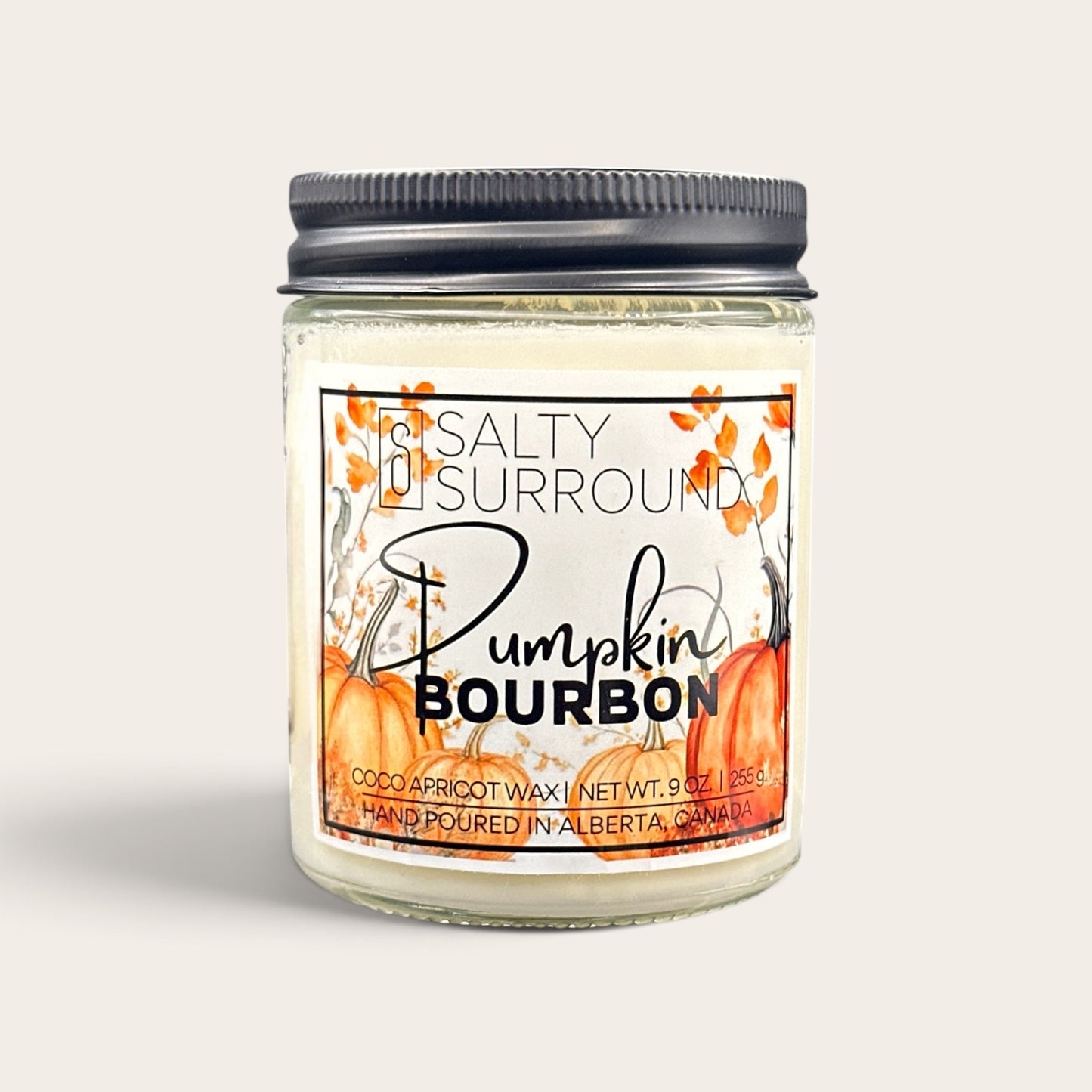 9 oz. Pumpkin Bourbon Candle (Fall Collection)