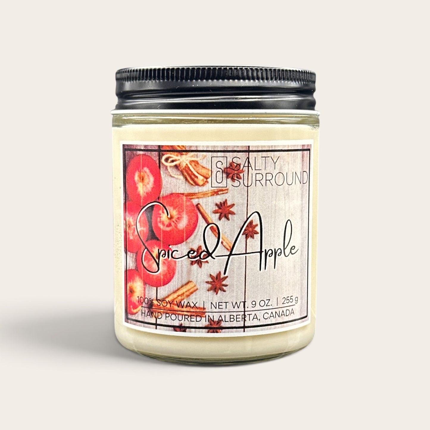 9 oz. Spiced Apple Soy Candle (Fall Collection)