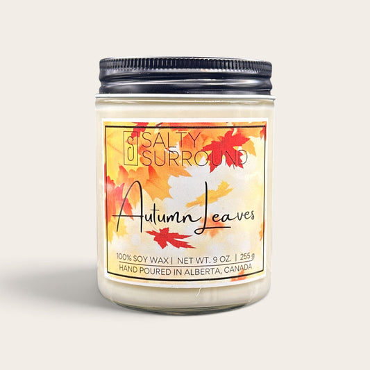 9 oz. Autumn Leaves Soy Candle (Fall Collection) *2024
