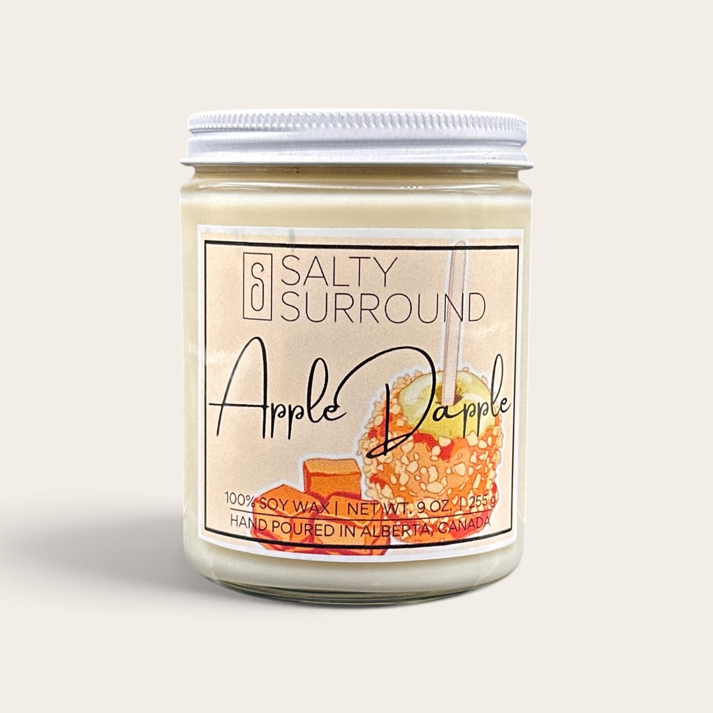 9 oz. Apple Dapple Soy Candle (Fall Collection)