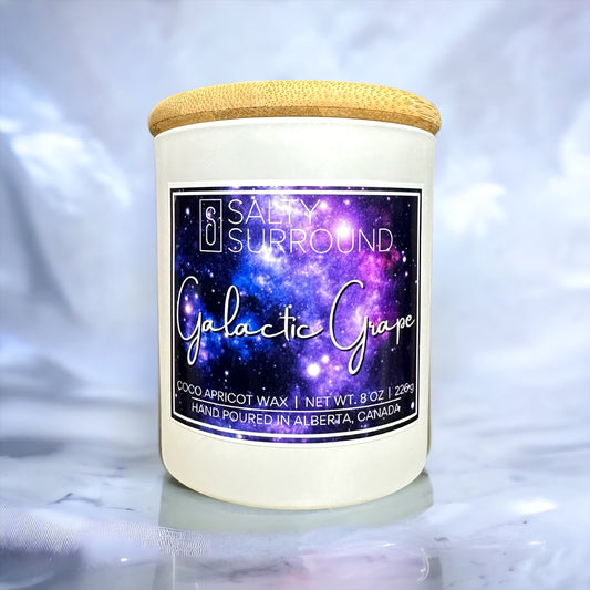 8 oz. Galactic Grape Wooden Wick Candle