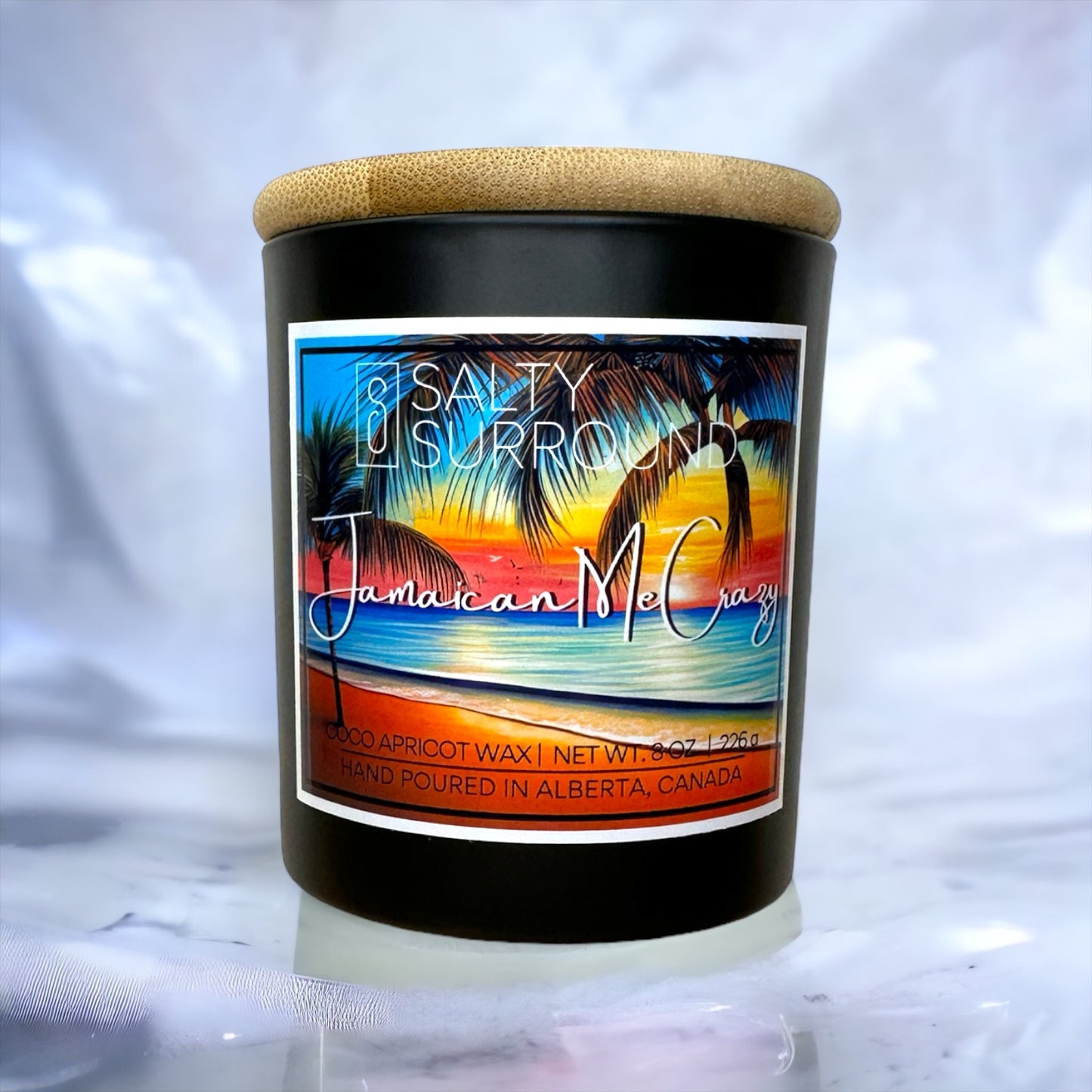 8 oz. Jamaican Me Crazy Wooden Wick Candle