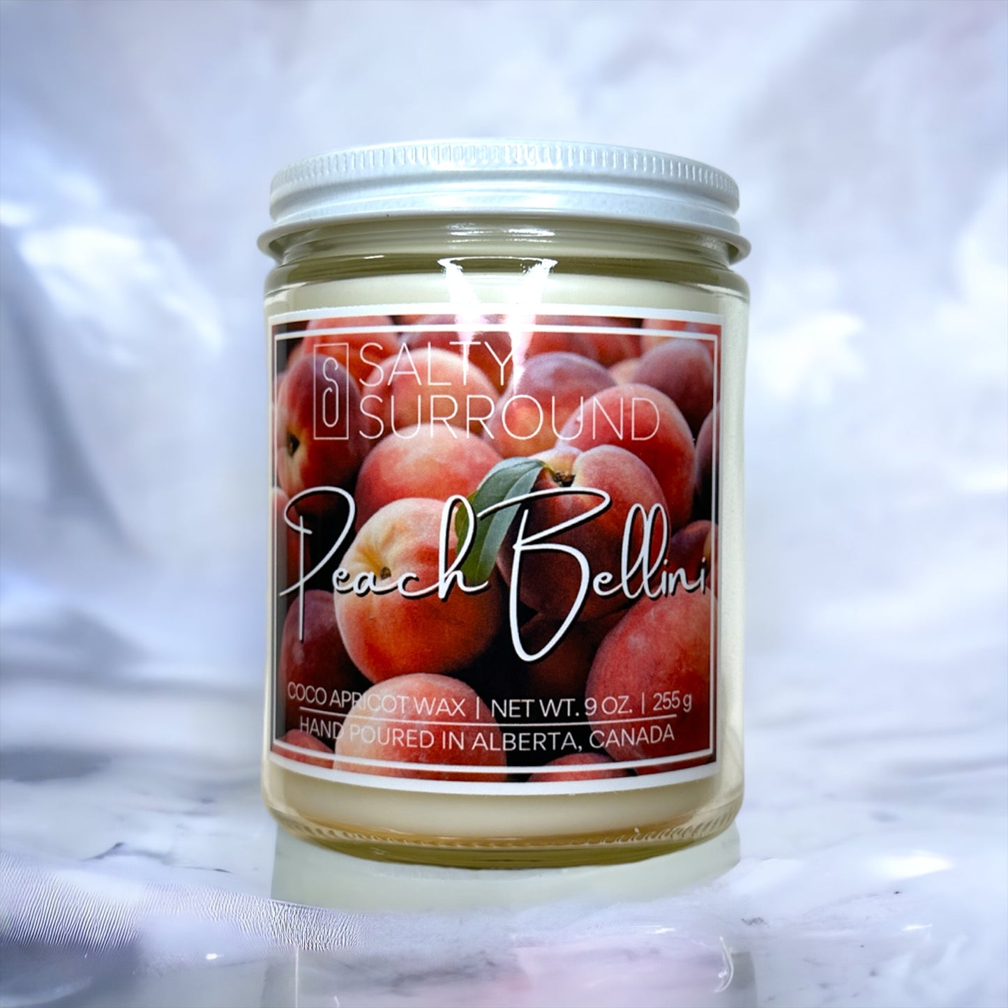 9 oz. Peach Bellini Candle