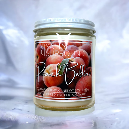 9 oz. Peach Bellini Candle