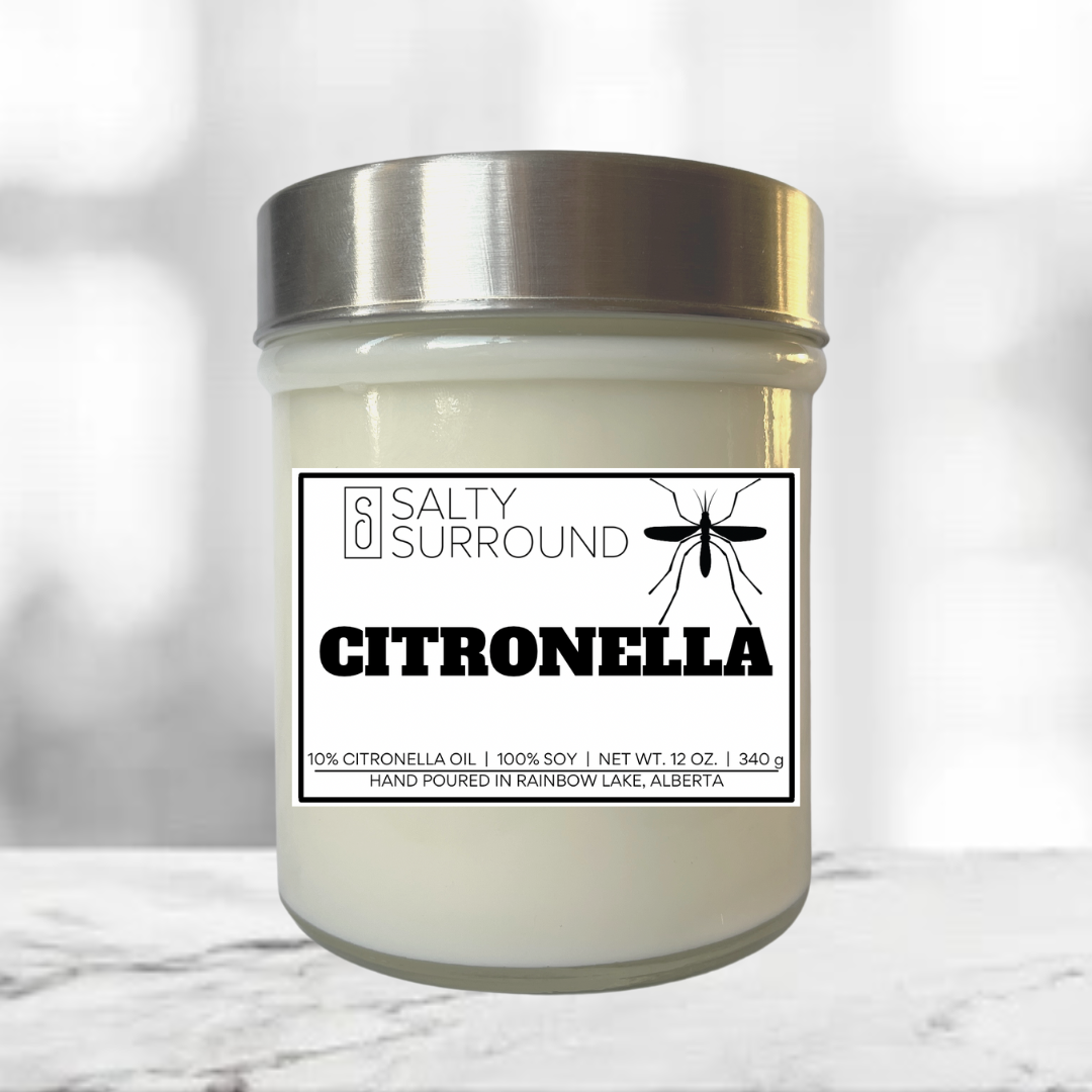 12 oz. Citronella Soy Candle Jar