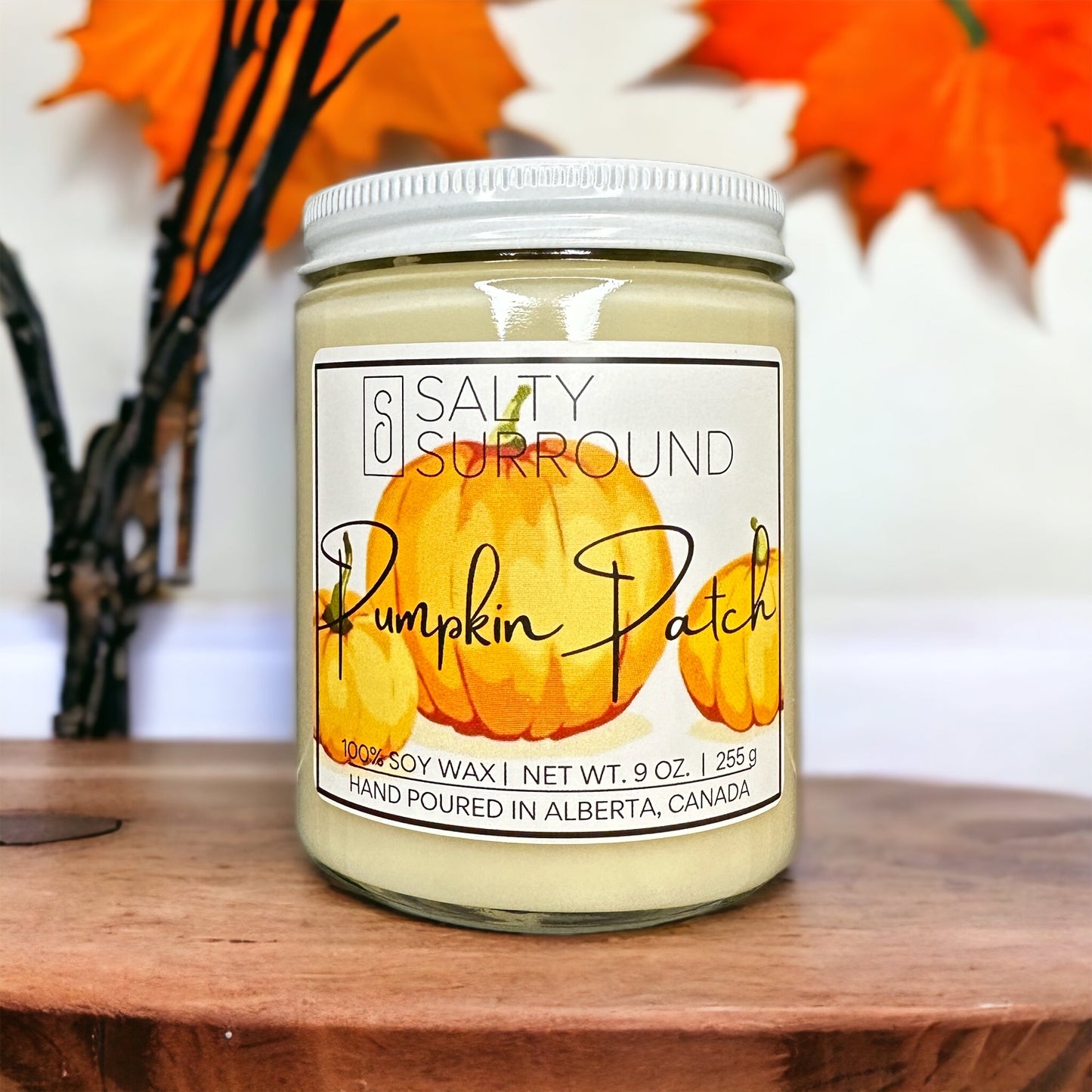 9 oz. Pumpkin Patch Soy Candle (Fall Collection)