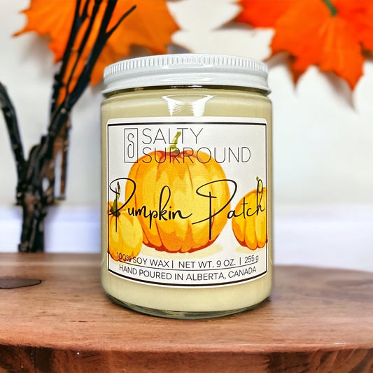 9 oz. Pumpkin Patch Soy Candle (Fall Collection)